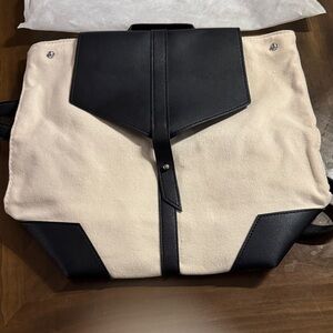 Deux Lux Black and Cream Backpack